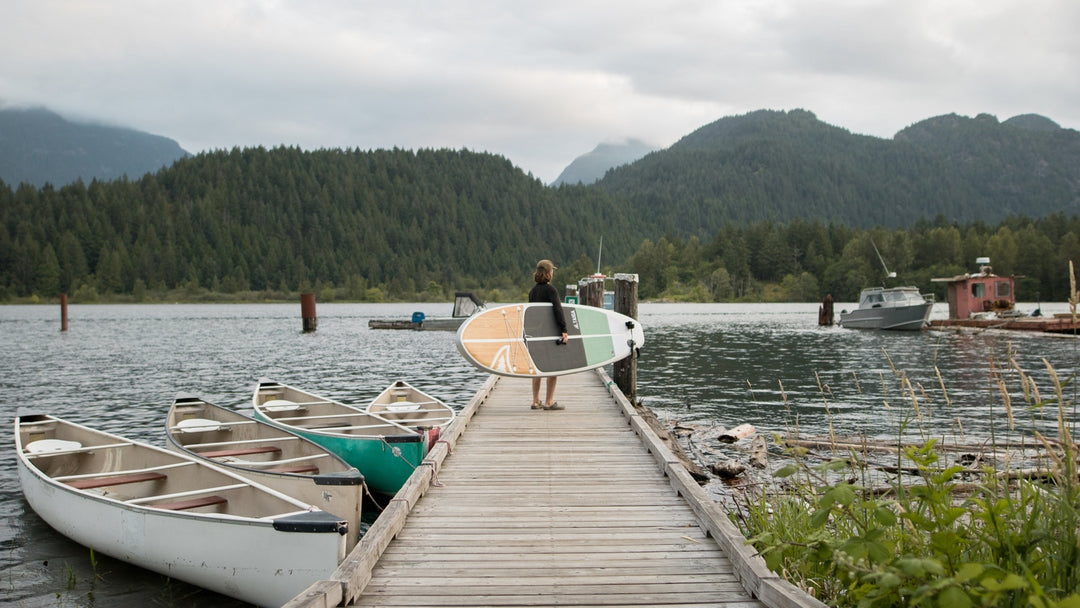 Comment mettre ton paddle board à l'eau?