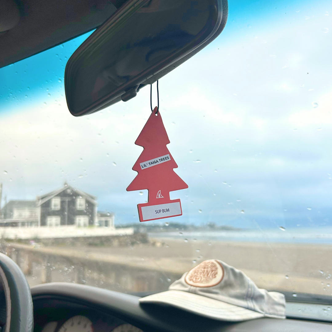 Car Air Freshener by TAIGA BOARD - Peach in van