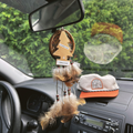 Car Air Freshener by TAIGA BOARD - Coconut in car