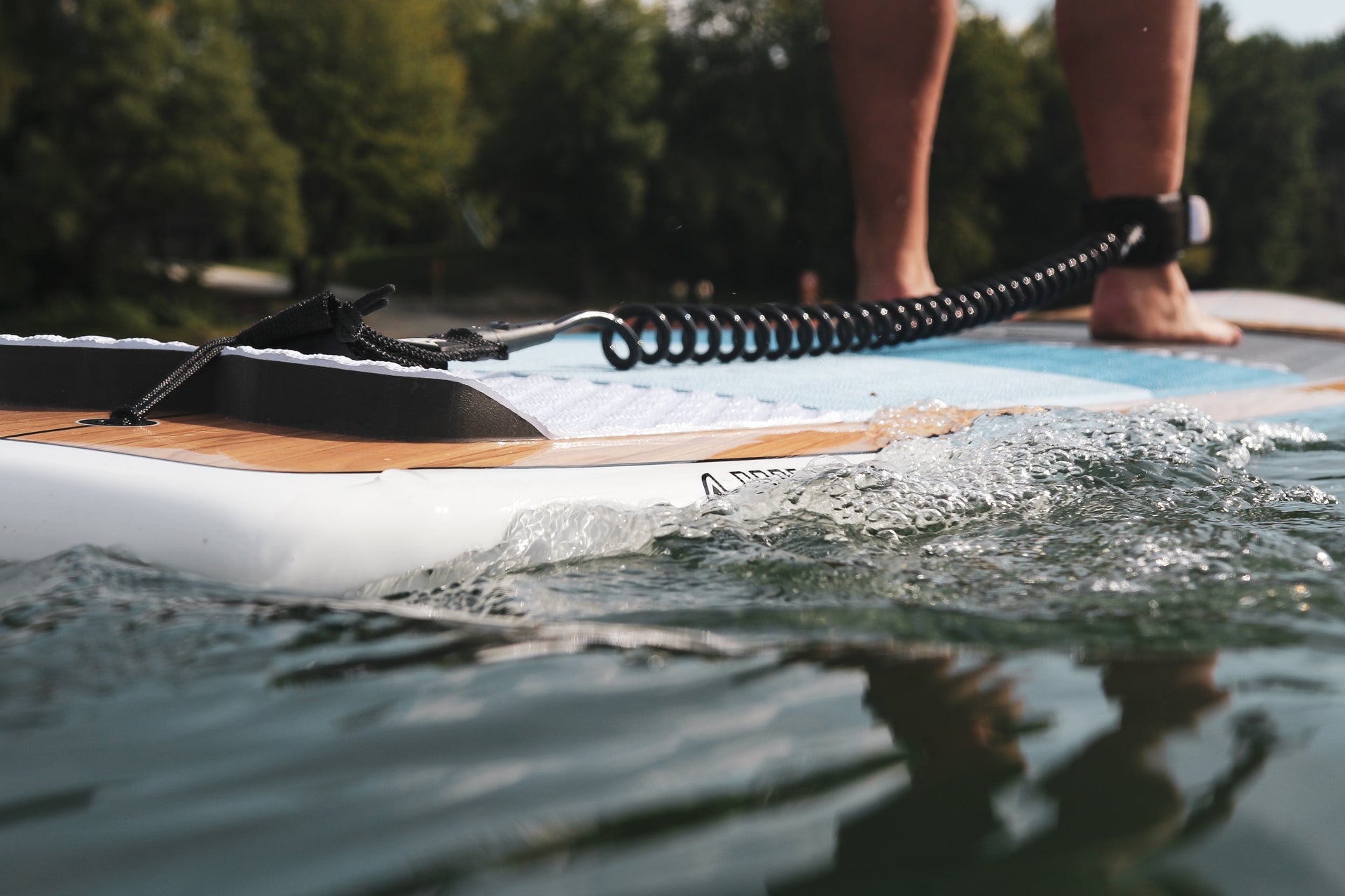 leash coil 9' for paddle board TAIGA BOARD