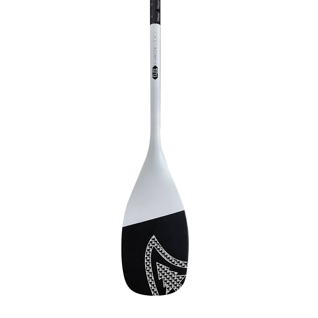 Front view of the Elite Paddle White by TAIGA