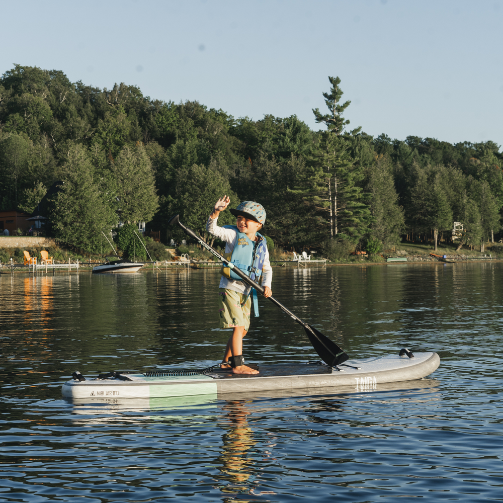 Boy on the Nibi Air 8'0 Seafoam