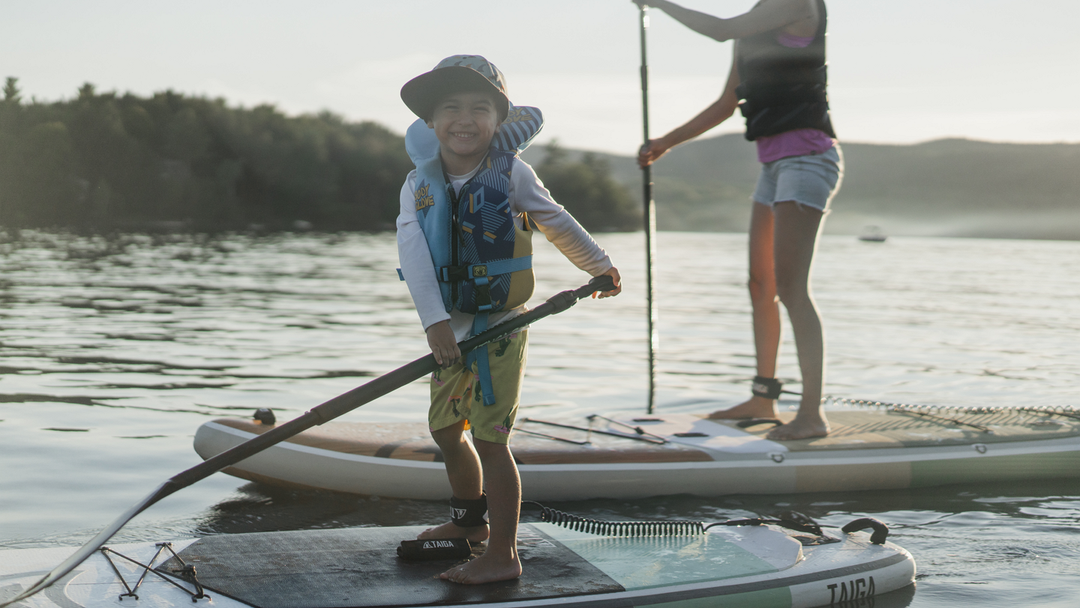 Comment faire du paddle board avec des enfants? 