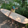 Girl wearing the Dad Hat Surf & Paddle in Dark Mint Color