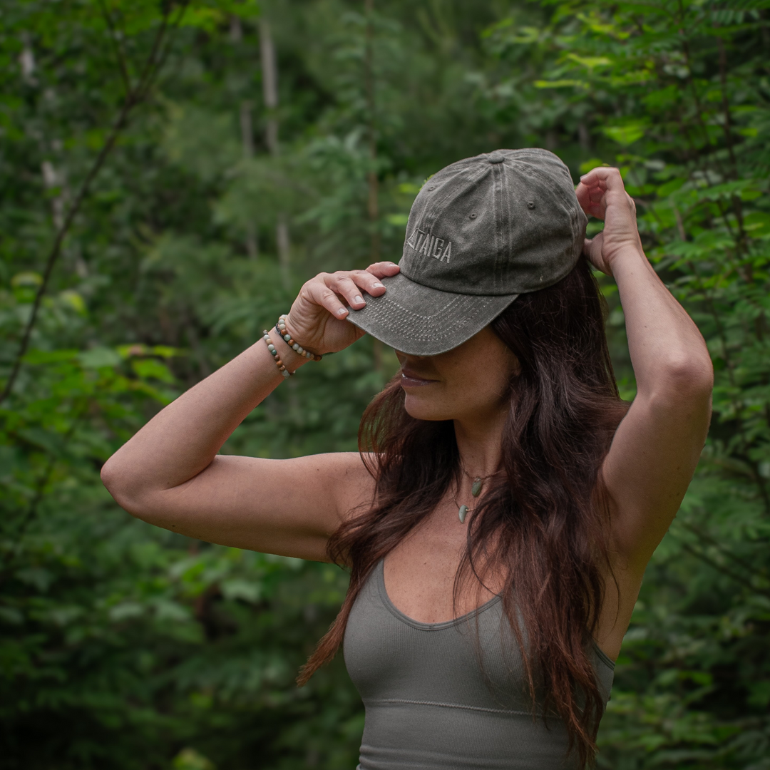 Baseball Cap by TAIGA BOARD in Dark Green