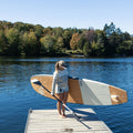 Paddler with The Borea 10'6" in Color White