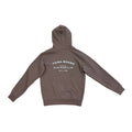 Back of The FIN - HOODIE in Brown