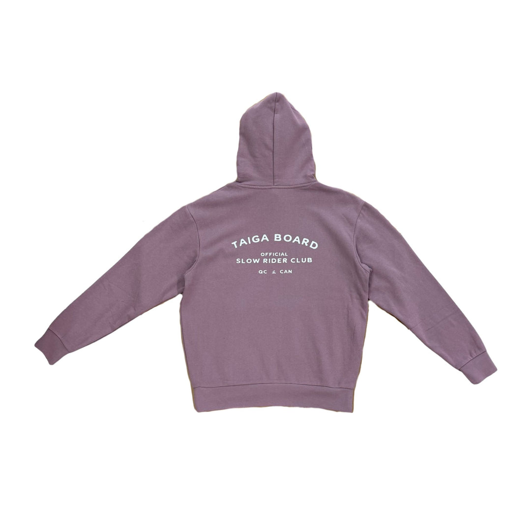 Back of The FIN - HOODIE in Orchid Color