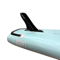 Tail and Fin of the Kazuzu Air 11'2 Clear Blue