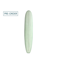 Front view of the Taiga Board Classic Longboard 8'4'' Surf - Dusty Sage