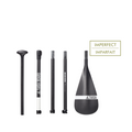 Front of the Performance Carbon Black 5 pieces Paddle for the Nano Zip Air 9'8 iSUP by TAIGA - IMPERFECT