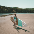 Awen 10'0 Turquoise on the beach
