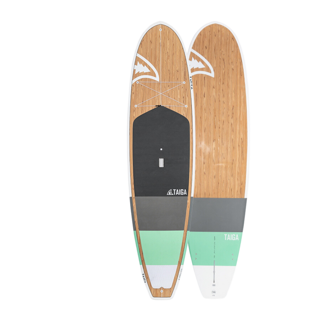 Front view of the Borea 10'6 seafoam
