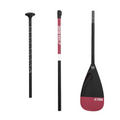 3-piece Burgundy Hybrid Paddle by TAIGA