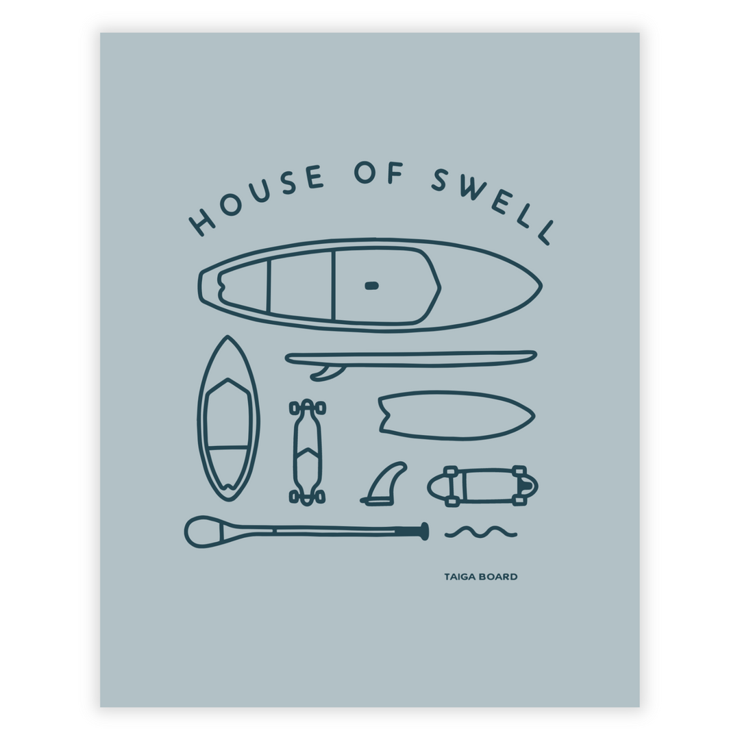 PRINT - TAIGA ART - HOUSE OF SWELL