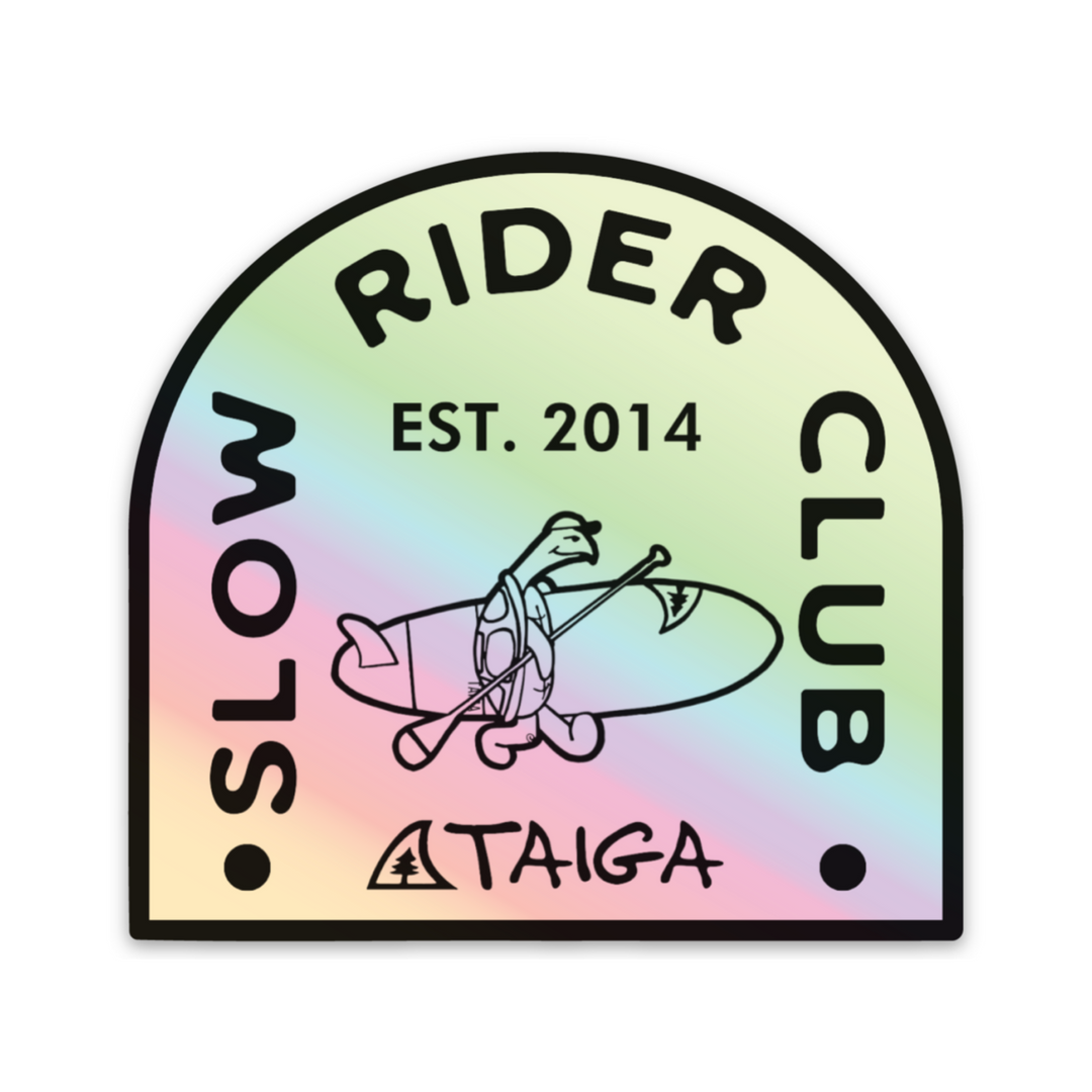 STICKER - TAIGA ART - TURTLE SLOW RIDER CLUB