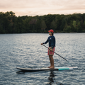 Paddler on the Awen 10'0 Turquoise by TAIGA BOARD