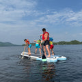 Children On The Sequoia SUP Family Light 13'6" On The Lake