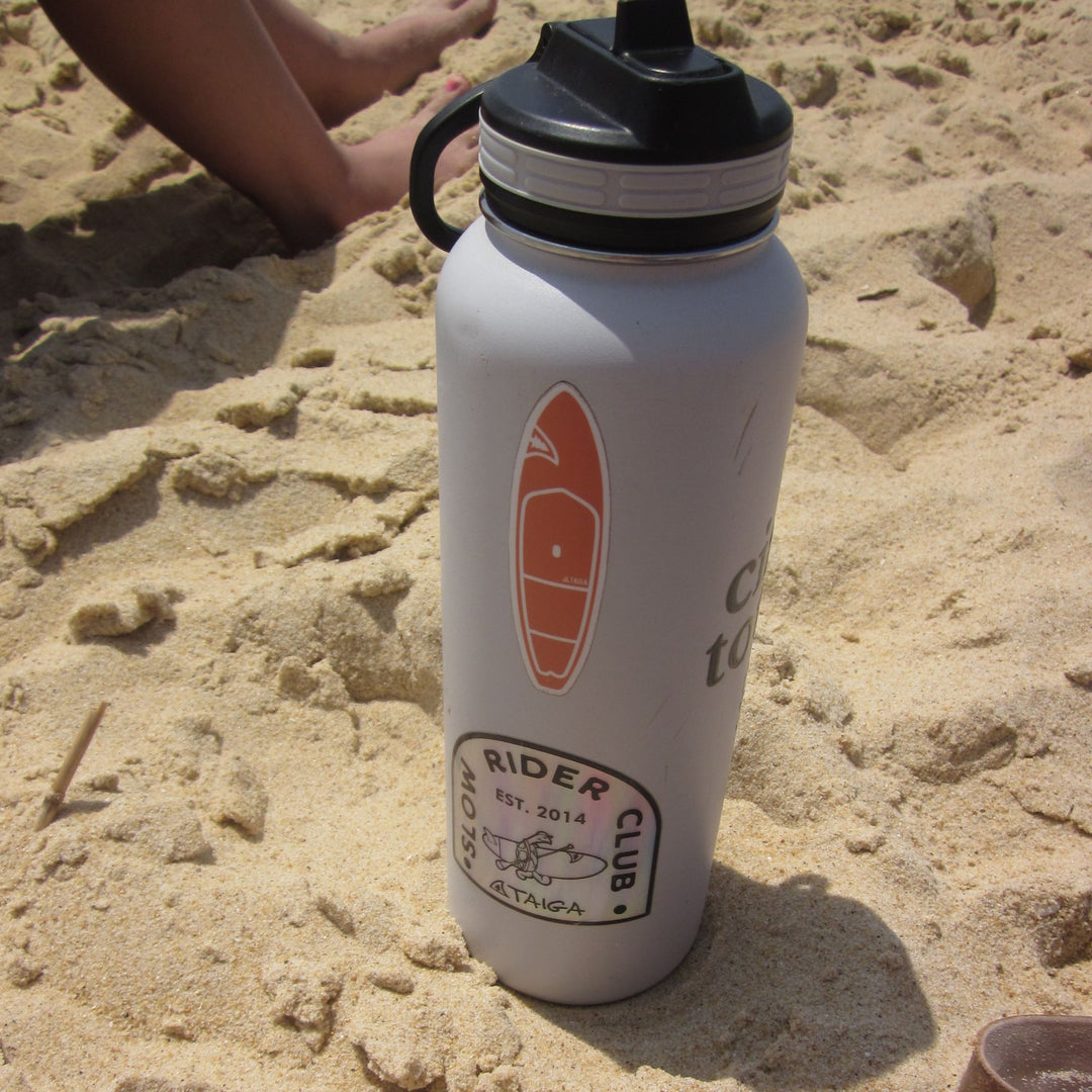 TAIGA - Stickers Fun Board and Slow Rider Club on Water Bottle