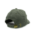 Back View - Adjustable Washed Baseball Cap - Dark Green by TAIGA