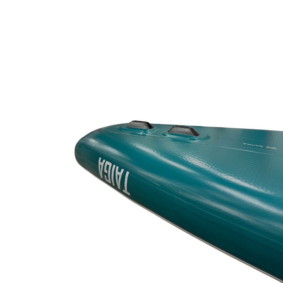 Tail From the Back View of the Tundra Air 11'6 Teal