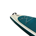 Tail View and Back Bungee of the Thuya Air 11'0 Teal