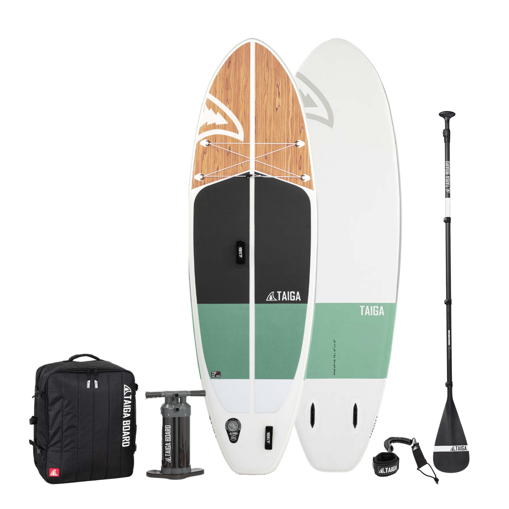 NANO ZIP AIR 9'8'' Compact - INFLATABLE PADDLE BOARD – TAIGA BOARD