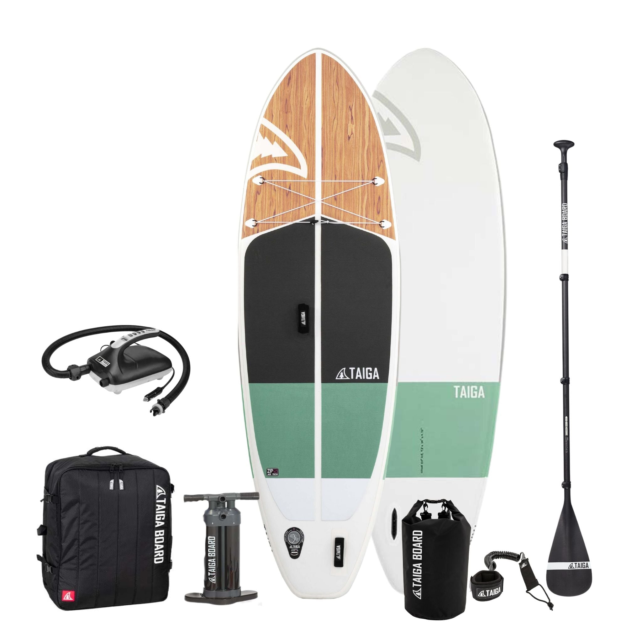 NANO ZIP AIR 9'8'' Compact - INFLATABLE PADDLE BOARD – TAIGA BOARD