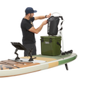 Dry Bag on the Fishing Rack Holder for SUP Fishing - Hooké Air 11'6''