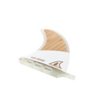 Side view of the Central Fin - Dolphin 9' - Fiberglass Wood by TAIGA