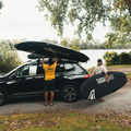 Daybag for a Hard SUP by TAIGA on a car