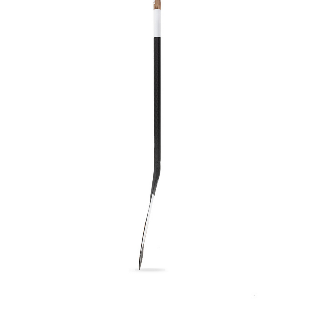 Side view of the Diamond Asymetric Carbon Wood Paddle from TAIGA