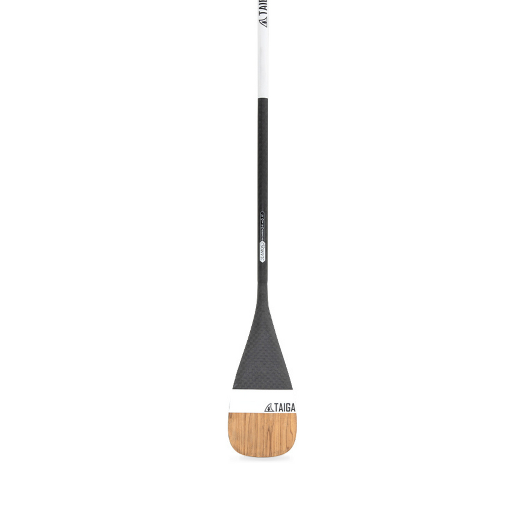 Front view of the Diamond Carbon Wood Paddle by TAIGA