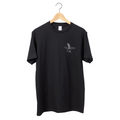 Front view of the Fin T-Shirt - Black