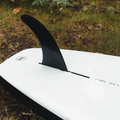Fin of the Lumberskin 10'6 SUP outside
