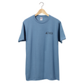 Front view of the House of Swell T-Shirt - Steel Blue