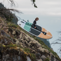 Paddler with the Nano Zip Air 9'8 - Compact SUP