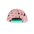 Back view of the KIDS CAP - Pink Candy