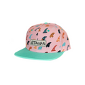 Front view of the KIDS CAP - Pink Candy