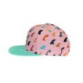 Side view of the KIDS CAP - Pink Candy