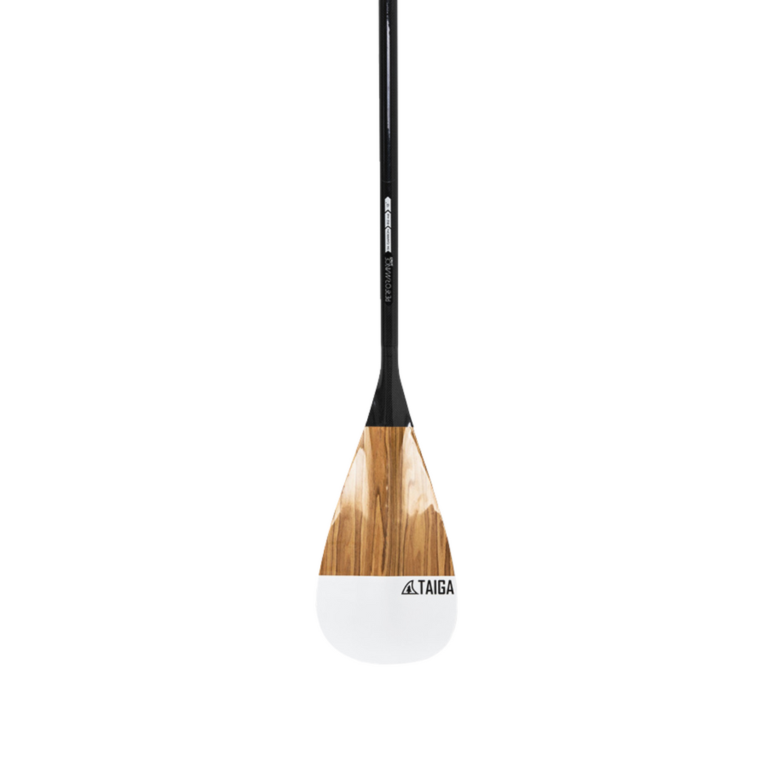 Front view of the Performance Paddle Carbon Wood by TAIGA