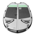 Front nose view of the Sequoia Seafoam 16'5 - HUGE SUP from TAIGA