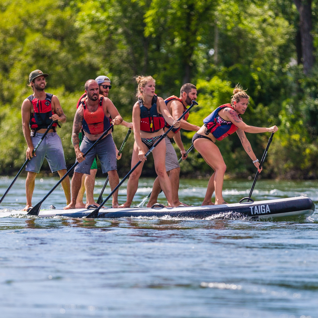 Group Race on the Sequoia Seafoam 16'5 - HUGE SUP from TAIGA