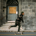 Skaterboy on the Surfskate by TAIGA in autumn