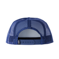 Back view of the TRUCKER CAP - Blue