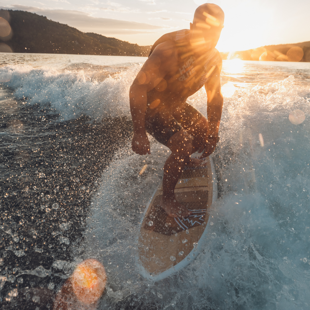 Fish 5'0 - Wakesurf from TAIGA at sunset